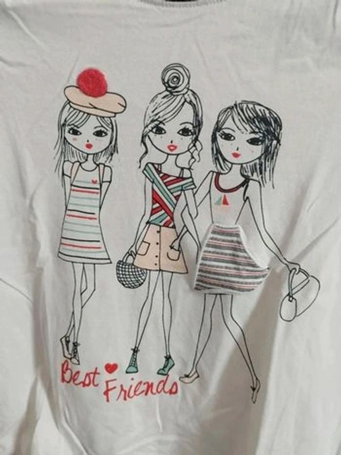 Tee-shirt 10 ans Caprice de fille - photo numéro 2