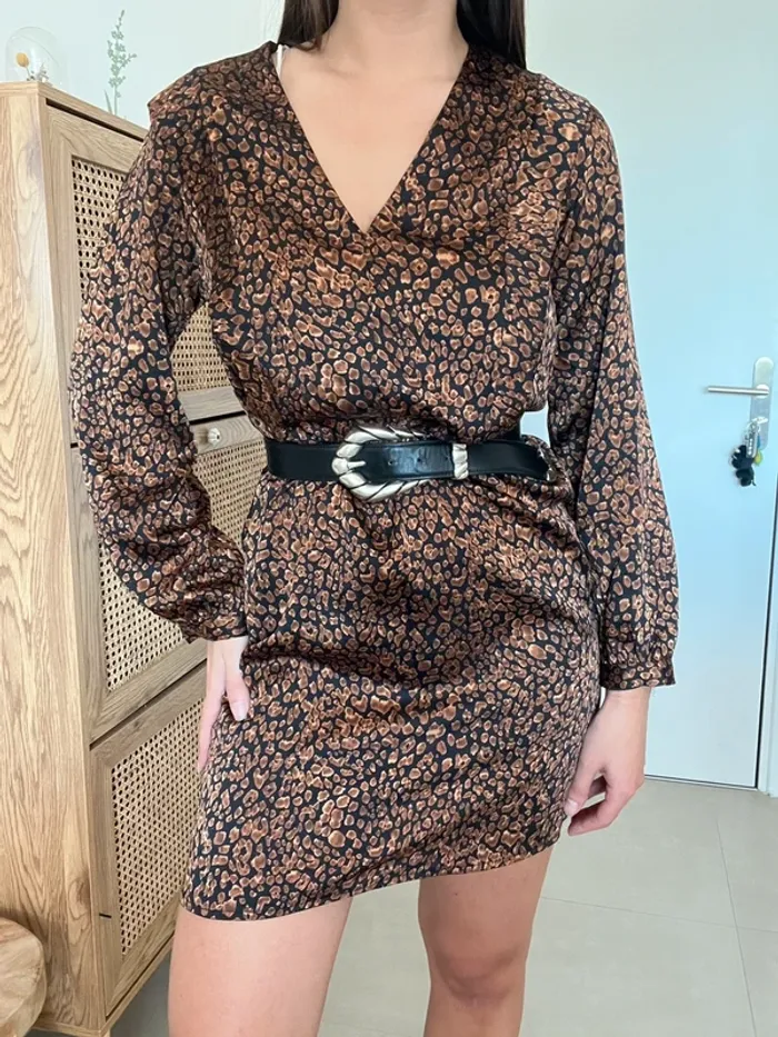 Robe marron et noire Ema Blues - photo numéro 3