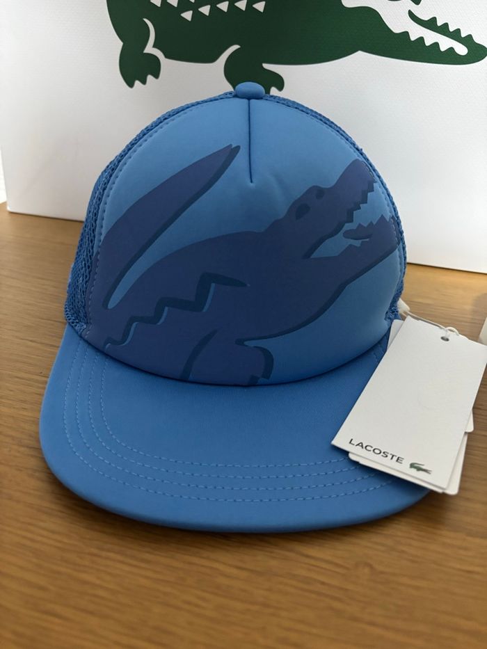Casquette Lacoste bleu avec étiquette d’origine - photo numéro 3