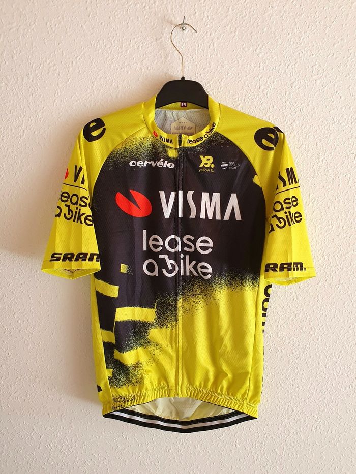 Maillot cyclisme 2025 taille L Visma Lease a Bike Tour des Flandres