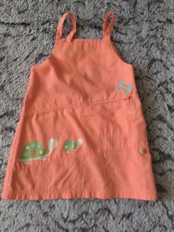 Robe orange PickOuic - 18 mois