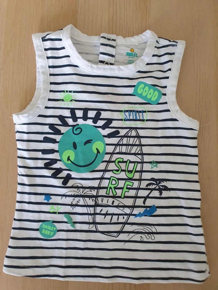 Débardeur Smiley baby 18 mois