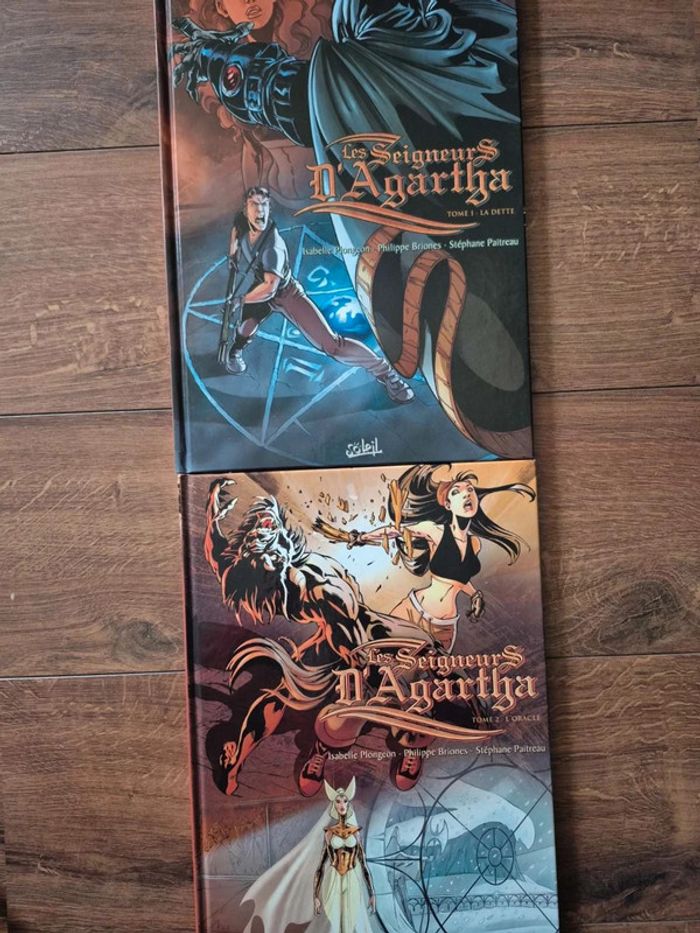 Lot de 2 bandes dessinées Les seigneurs d'Agartha