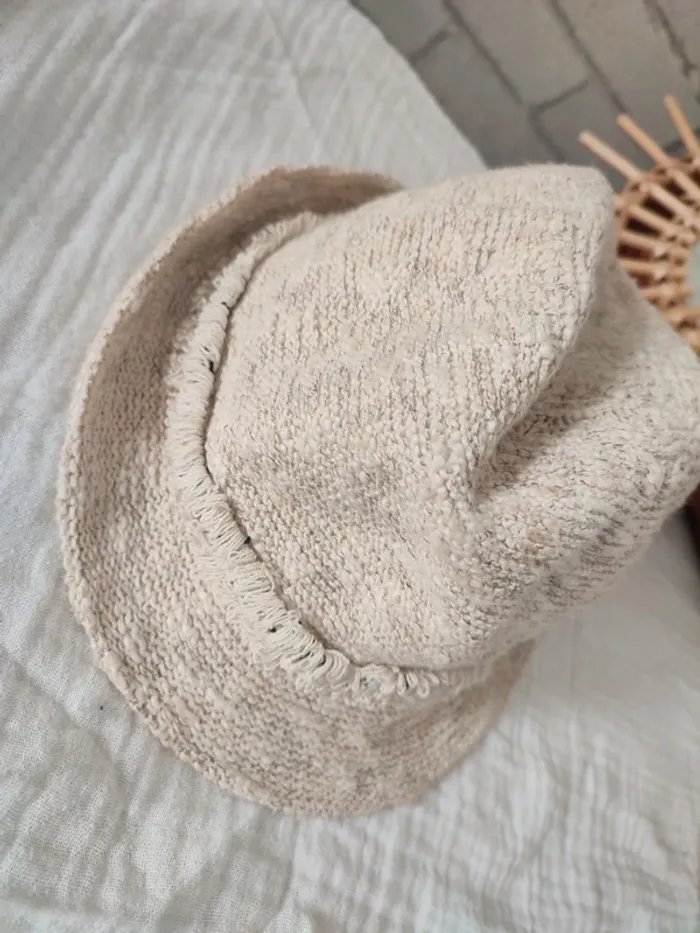 Chapeau Zara 52 cm – Crème/Beige - photo numéro 2