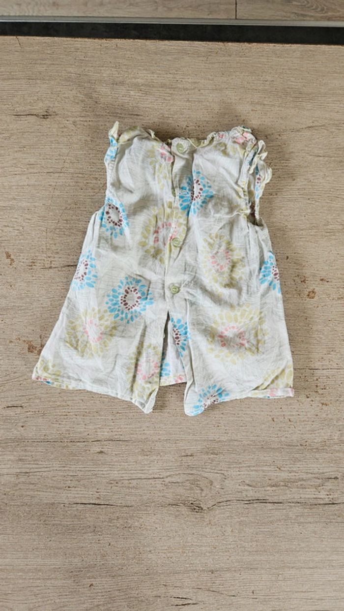 Blouse sans manche beige à dessin, Zara Girls, 6/8 ans, nickel - photo numéro 7