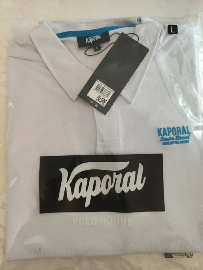 Polo homme Kaporal blanc L