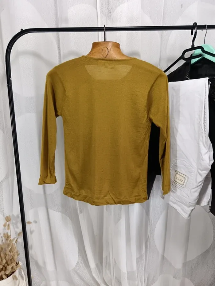 Yves Saint Laurent "Pull fi' vintage moutarde" t. 34/36 - photo numéro 5