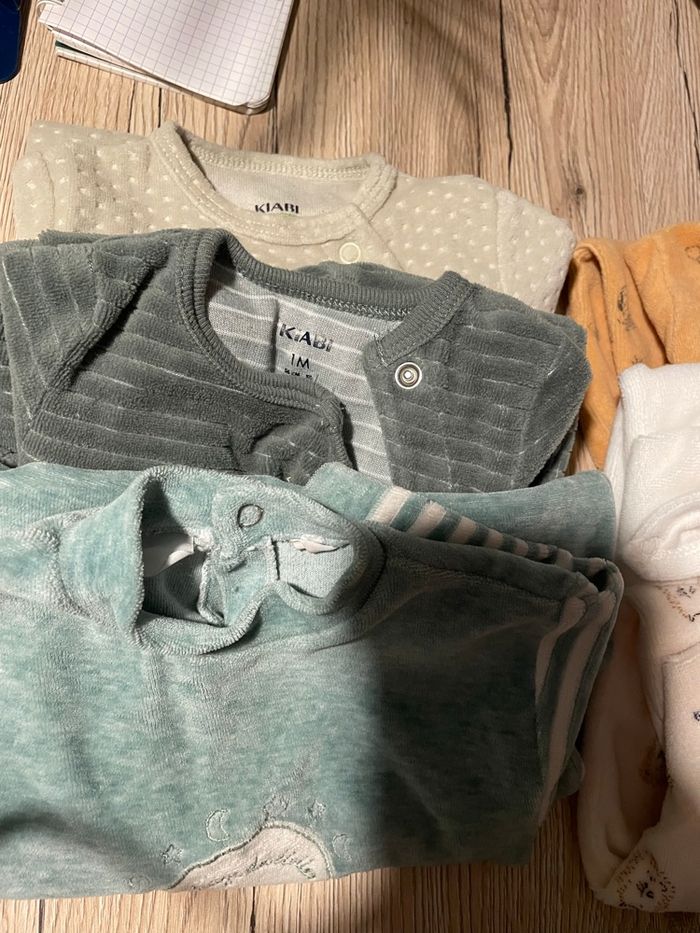 Lot de vêtements bébé 1 mois / 30 pcs - photo numéro 6