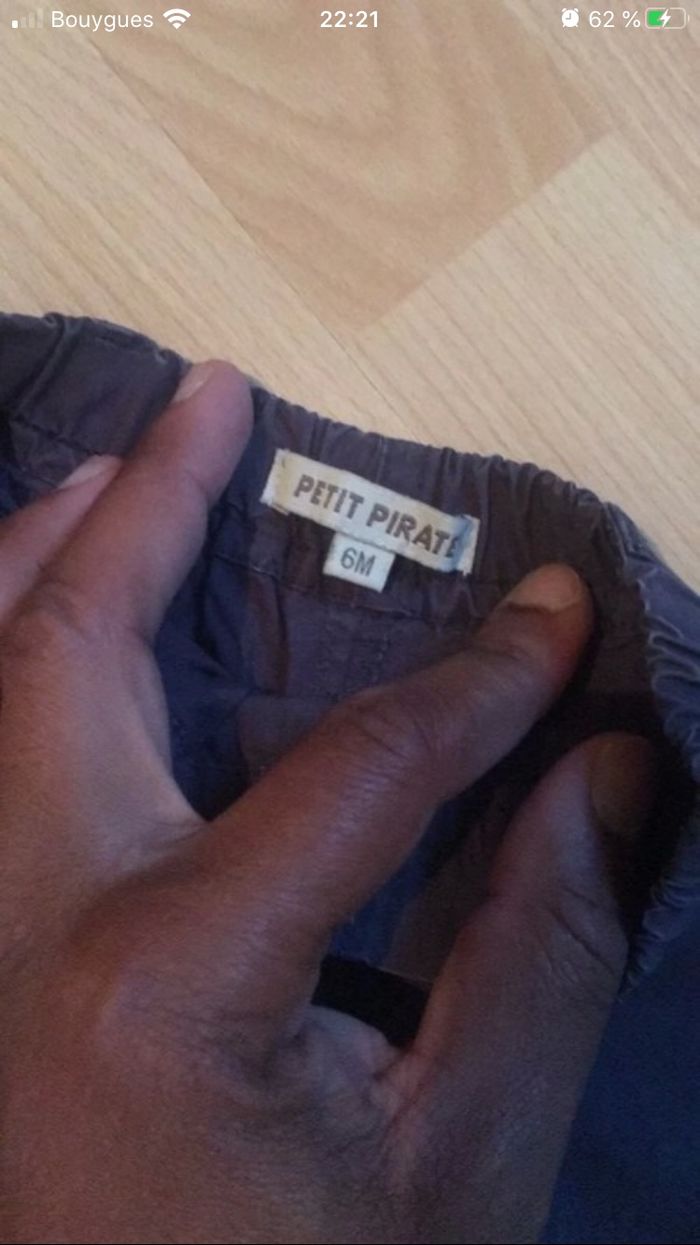 Pantalon 6 mois Petit pirate - photo numéro 3