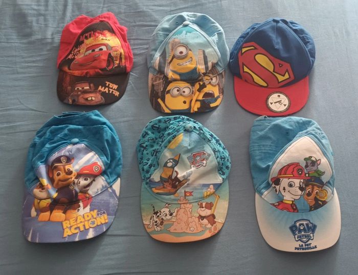 Lot casquette