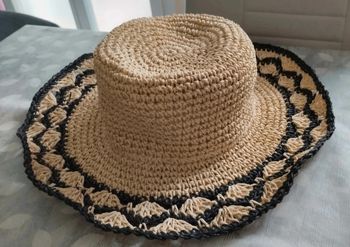 Joli chapeau d'été tressé bonobo