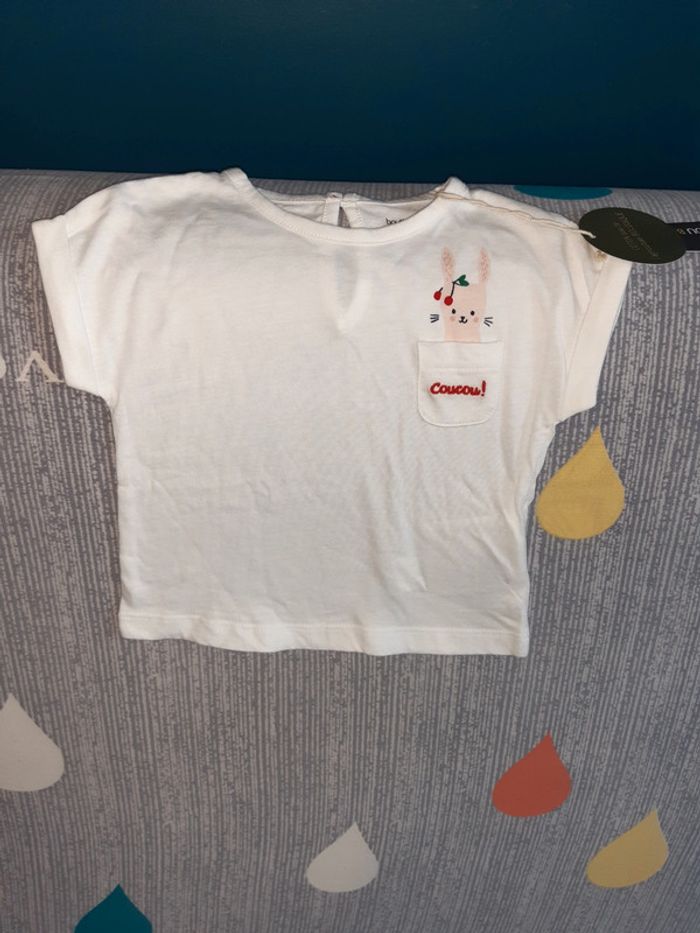 T shirt 6 mois neuf boutchou
