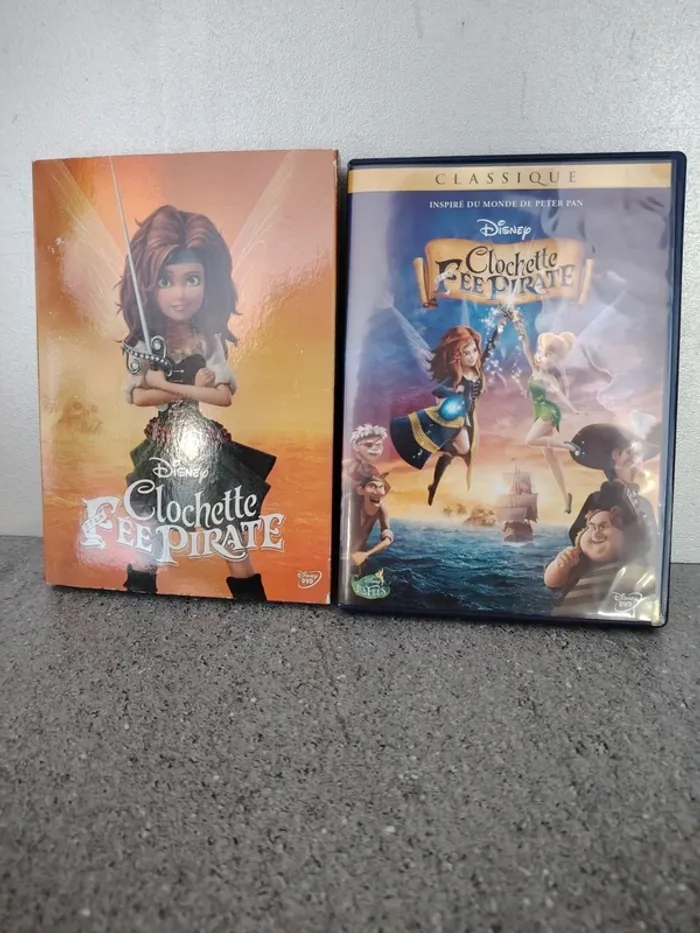 Dvd disney clochette fée pirate numéroté 110 avec fourreau tbe - photo numéro 5