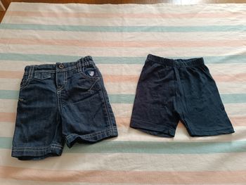 Lot 2 shorts 6 mois