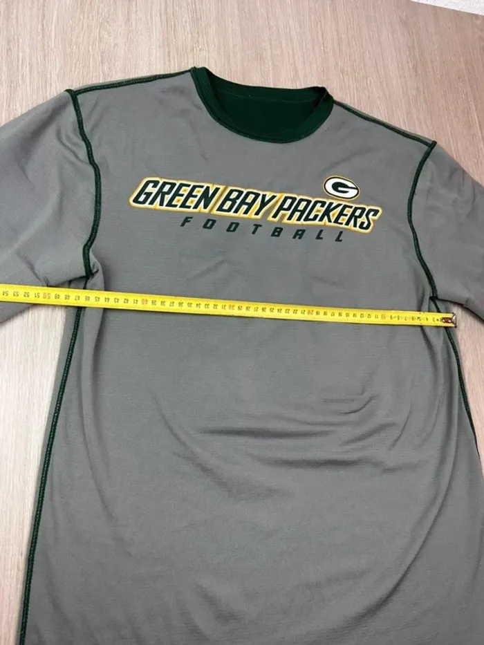 Maillot NFL Green Bay Packers Aaron Rodgers #12 Réversible - Taille M (73x48cm) - photo numéro 13