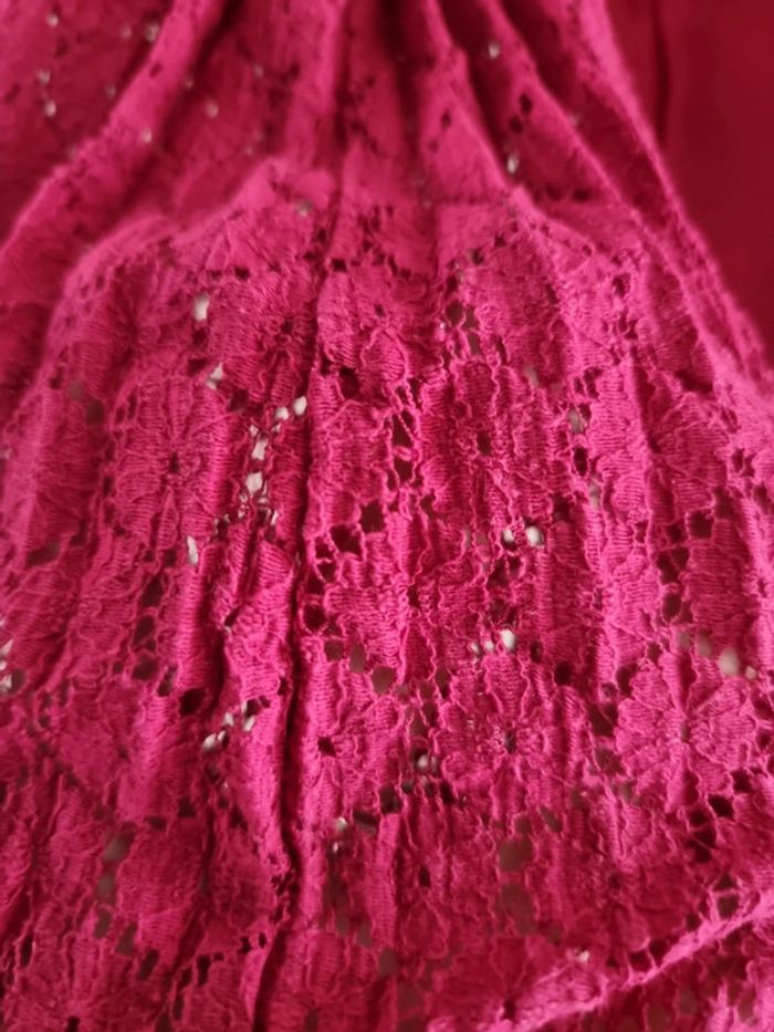 Blouse manches longues en dentelle - photo numéro 2