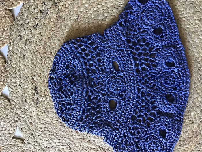 Très jolie Chapeau femme de taille 56 coloris bleu - photo numéro 2