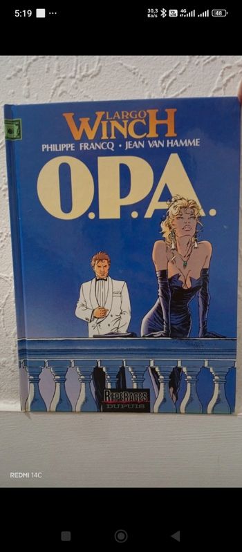 BD Largo Winch, Tome 3, O.P.A.,