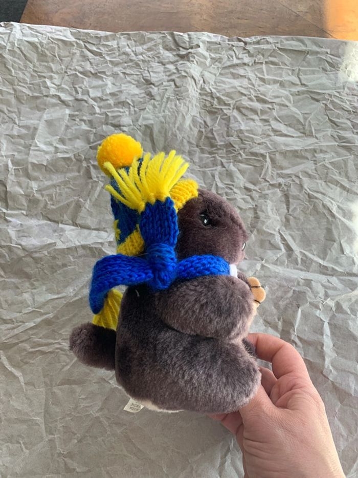 Peluche marmotte 21 cm - photo numéro 2