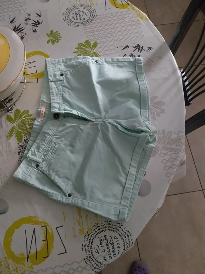 Short vert menthe 38