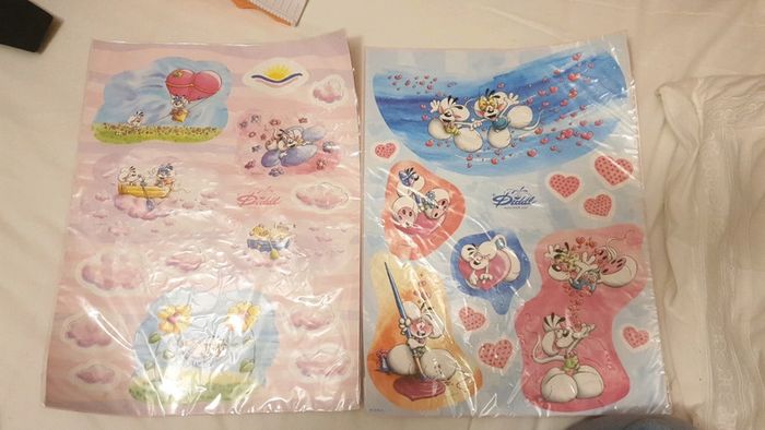 Lot de deux planches stickers pour fenêtres