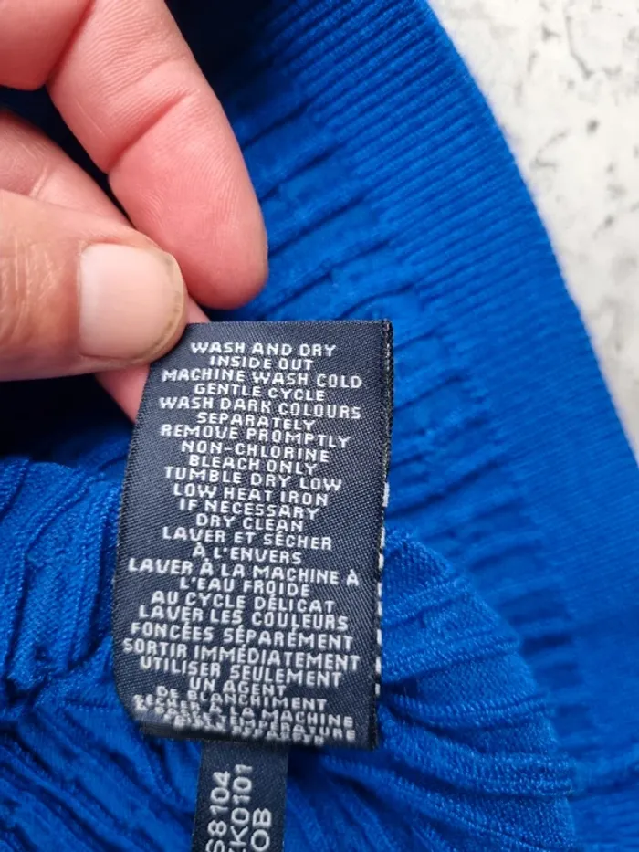 Pull torsadé Tommy Hilfiger bleu – Taille M Femme - photo numéro 11