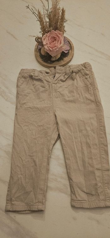 Pantalon à bretelles 