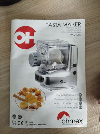 Machine a pates fraiche