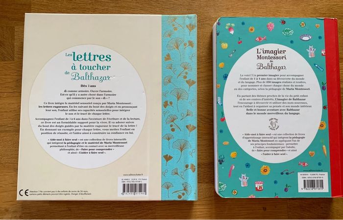 L’imagier Montessori de Balthazar et Les lettres à toucher de Balthazar - photo numéro 2