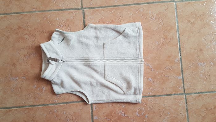 Veste polaire mixte crème 2 ans Quechua