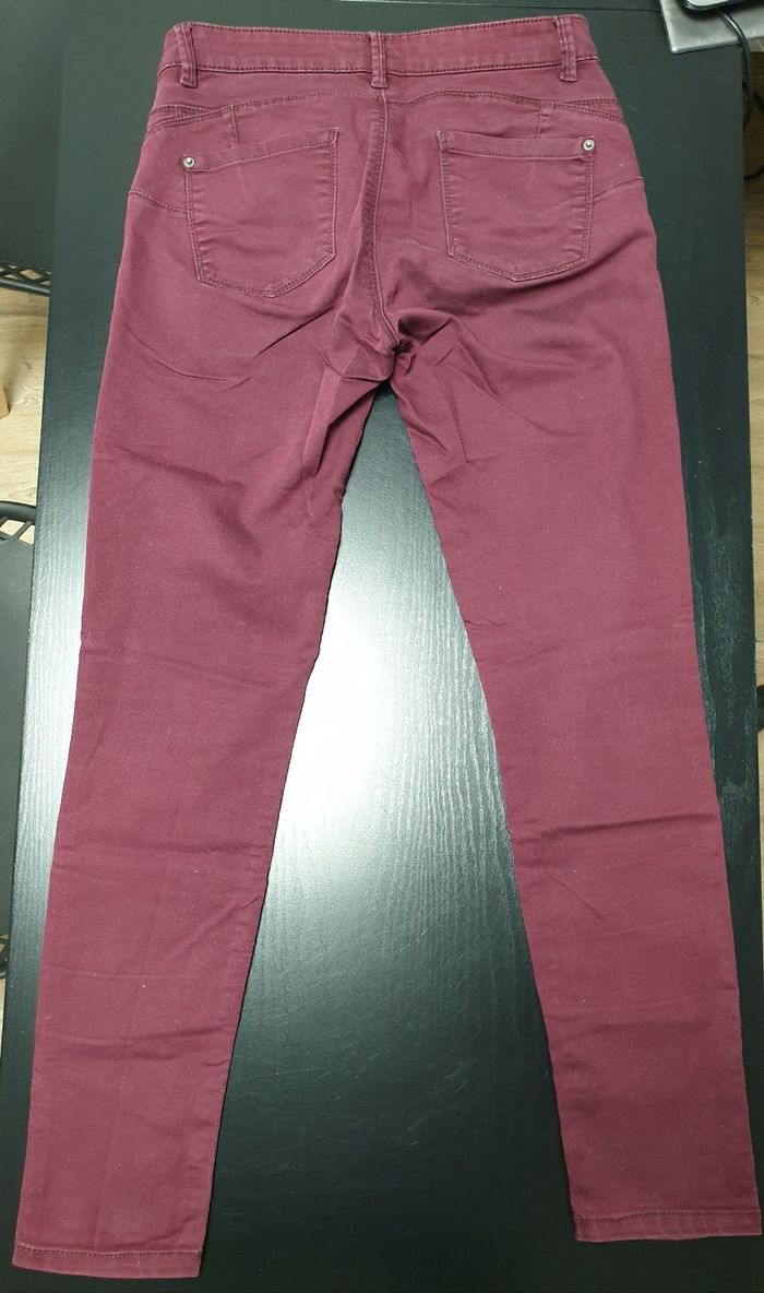 Jean Camaïeu femme Bordeaux - photo numéro 2