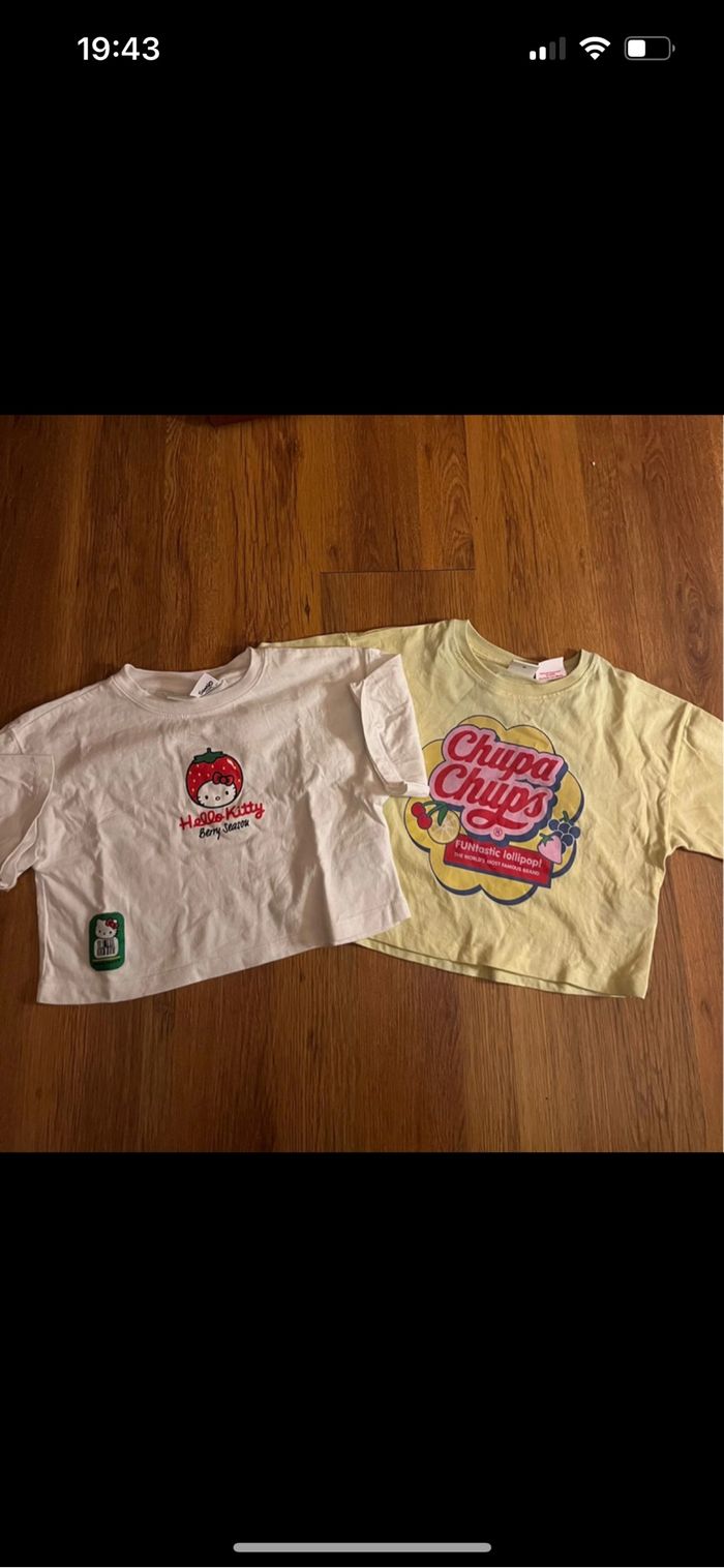 Lot de 2 tee shirt courts neufs