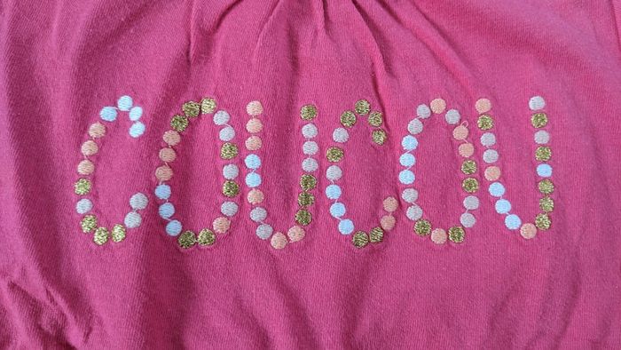 Tee-shirt Rose Coucou Kiabi 12 Mois - photo numéro 4