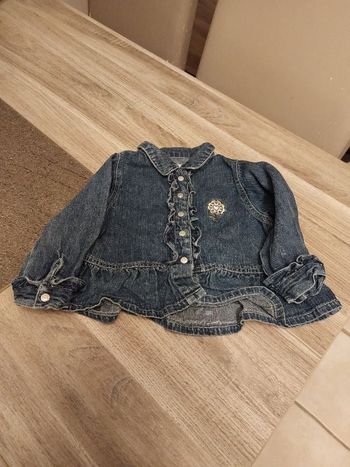 veste jean bébé fille 18 mois