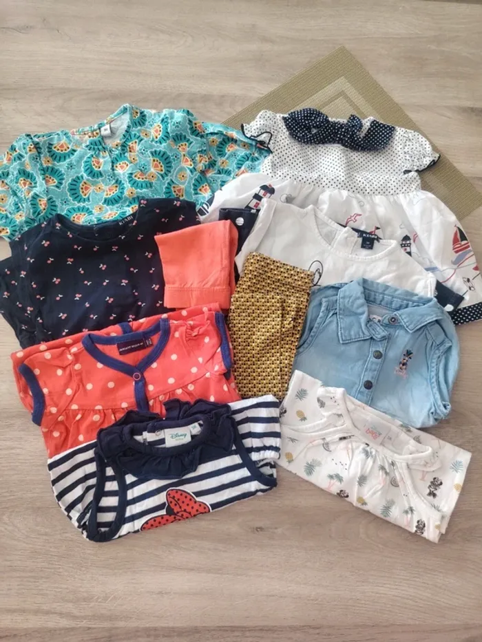 Lots vêtements mi saison/ été 3 mois