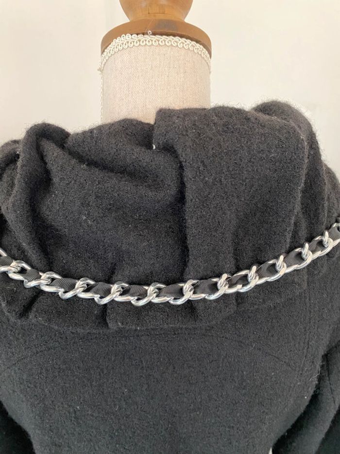 Manteau noir derhy taille L - photo numéro 6