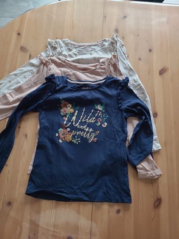 Lot t shirt manches longues