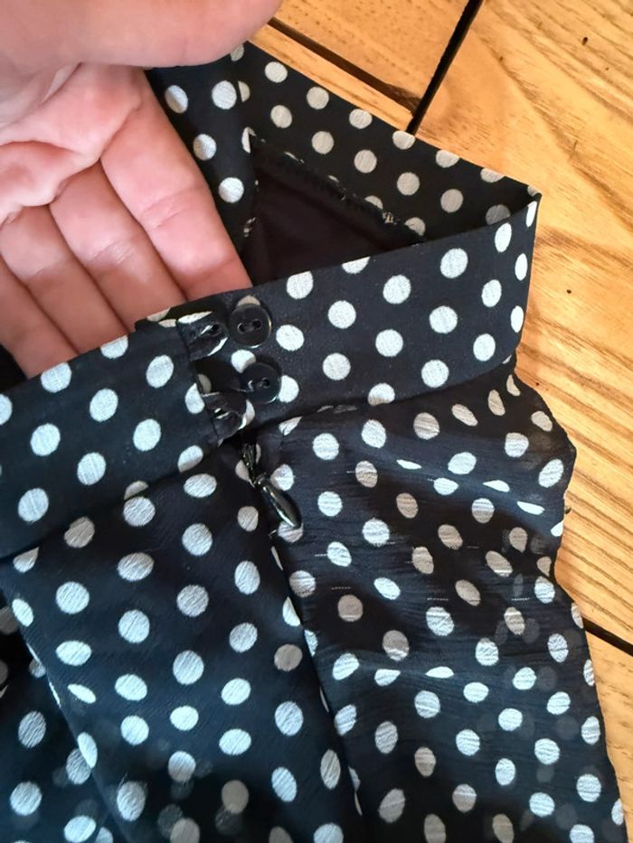 Jupe à pois en très bon état taille 44 tex - photo numéro 4