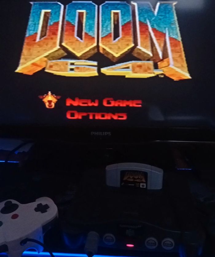 😍culte doom 64 cartouche officielle sur Nintendo 64 - photo numéro 2
