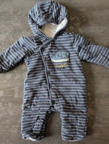 Combinaison chaude baleine