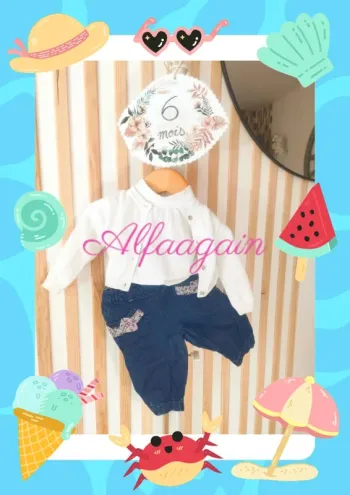 Ensemble fille 6mois