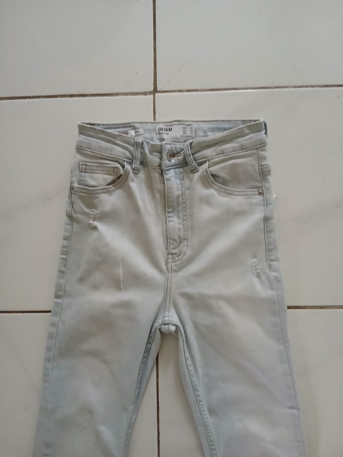 Pantalon femme taille 36 bleu clair marque berska - photo numéro 6