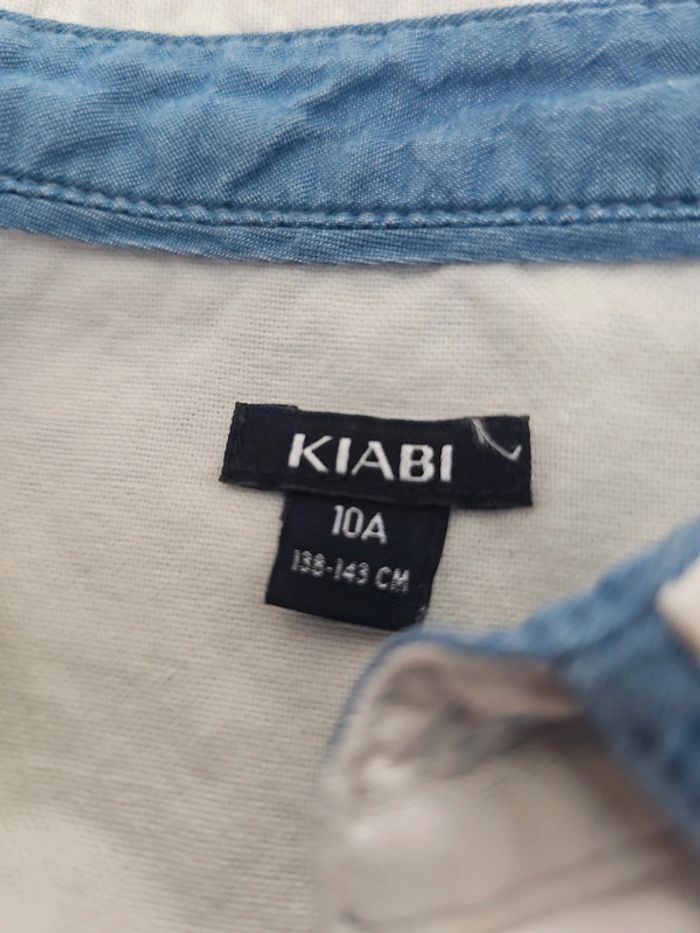 Chemise longue manche garçon taille 10 ans marque kiabi - photo numéro 3