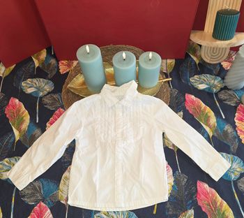 Chemise blanche ML 24 mois