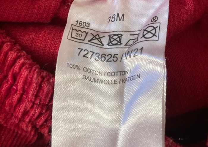 pantalon velours fin fille 18 mois - photo numéro 4