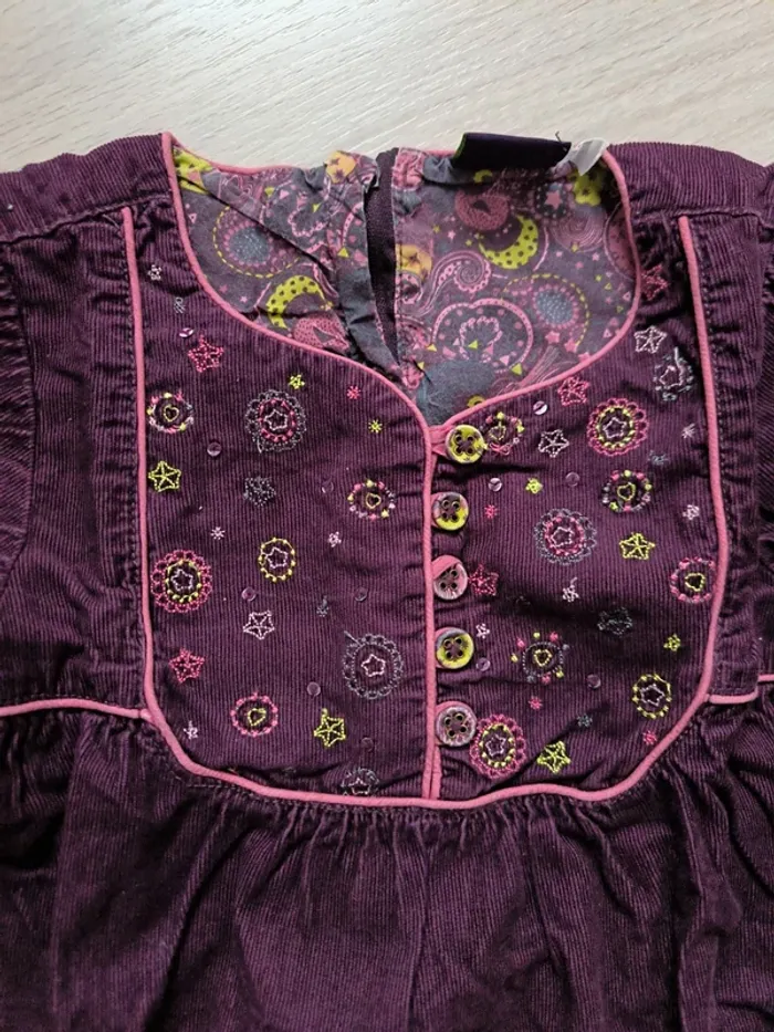 Robe manches courtes. Automne/Hiver. Sergent Major. 4ans. - photo numéro 3