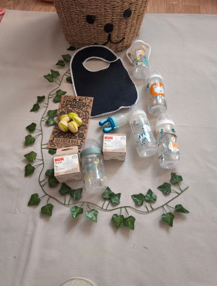 Lot biberons /tétines + jouet de dentition 🍃 tigex / oli & carol - photo numéro 4