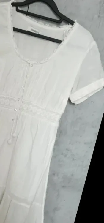 Robe blanche taille 38 ou M