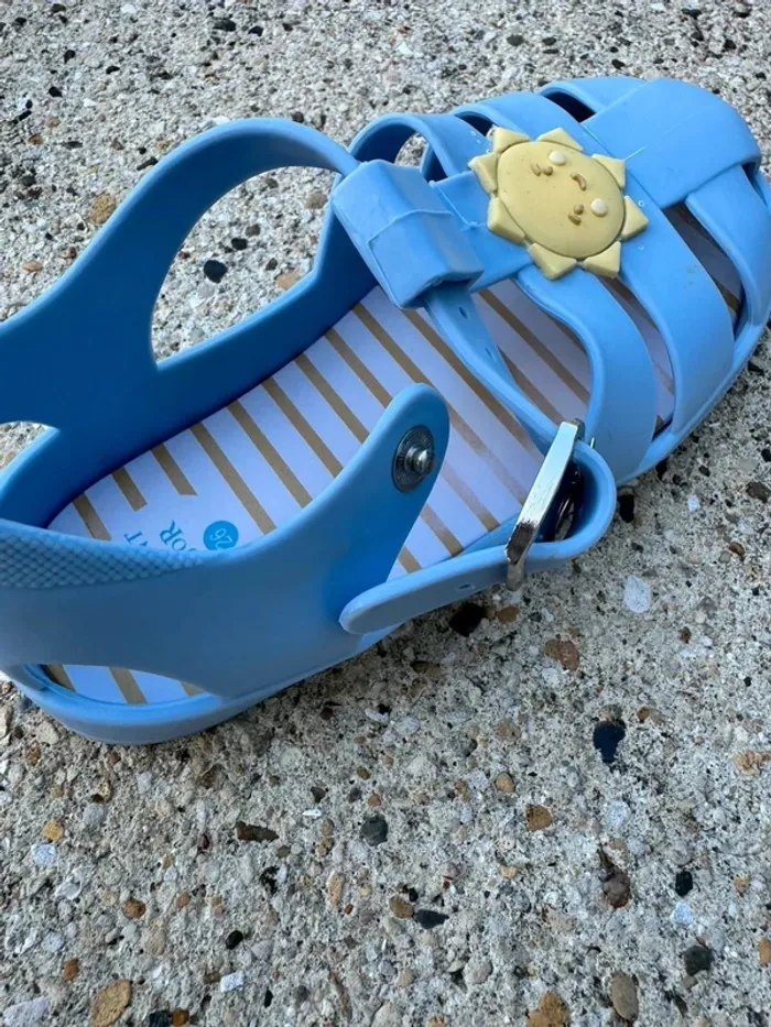 Sandales plastique || Sergent Major || bleu taille 26 - photo numéro 6