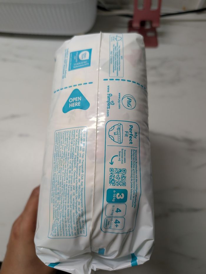 Couche taille 3 Pampers Baby-dry soit 102 couches - photo numéro 3